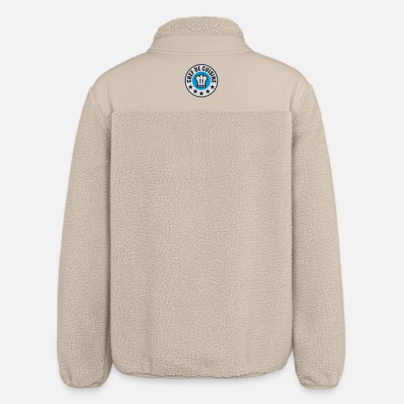 Chef de Cuisine - Relaxed Fit Unisex Sherpajacke von Stanley/Stella - Beige