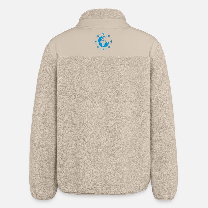 tour du monde - Veste sherpa unisexe coupe décontractée Stanley/Stella - beige