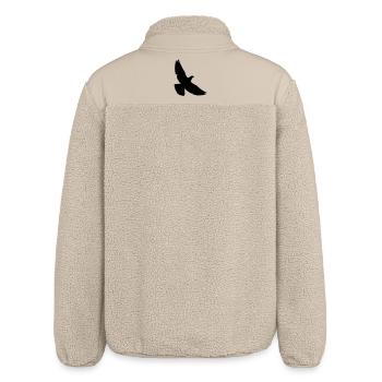 Taube - Relaxed Fit Unisex Sherpajacke von Stanley/Stella - Beige - Hinten