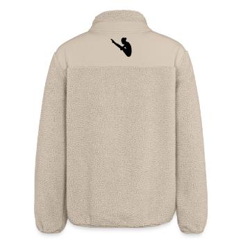 High diving - Relaxed Fit Unisex Sherpa Jacket by Stanley/Stella - beige - Back