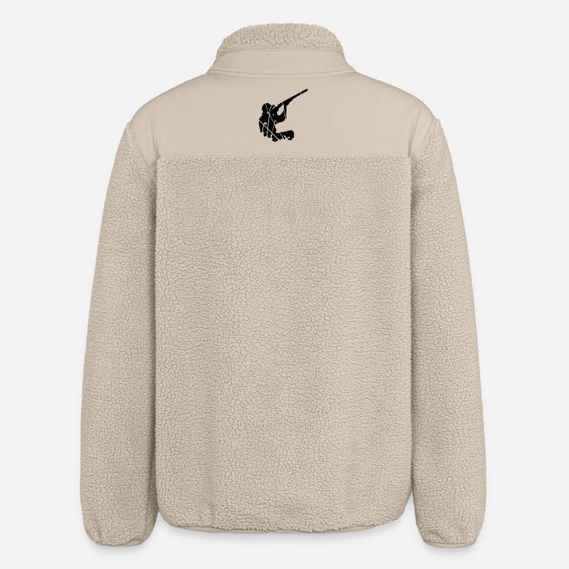 chasseur - Veste sherpa unisexe coupe décontractée Stanley/Stella - beige