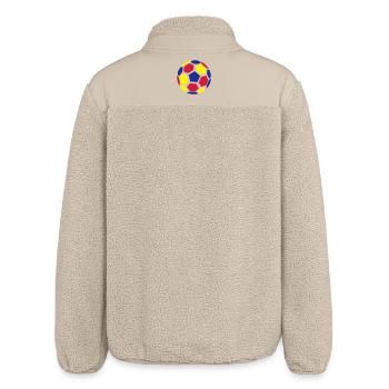 Colombia ball - Relaxed Fit Unisex Sherpa Jacket by Stanley/Stella - beige - Back