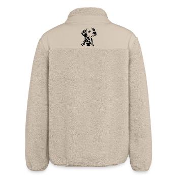 Dalmatiner - Relaxed Fit Unisex Sherpajacke von Stanley/Stella - Beige - Hinten