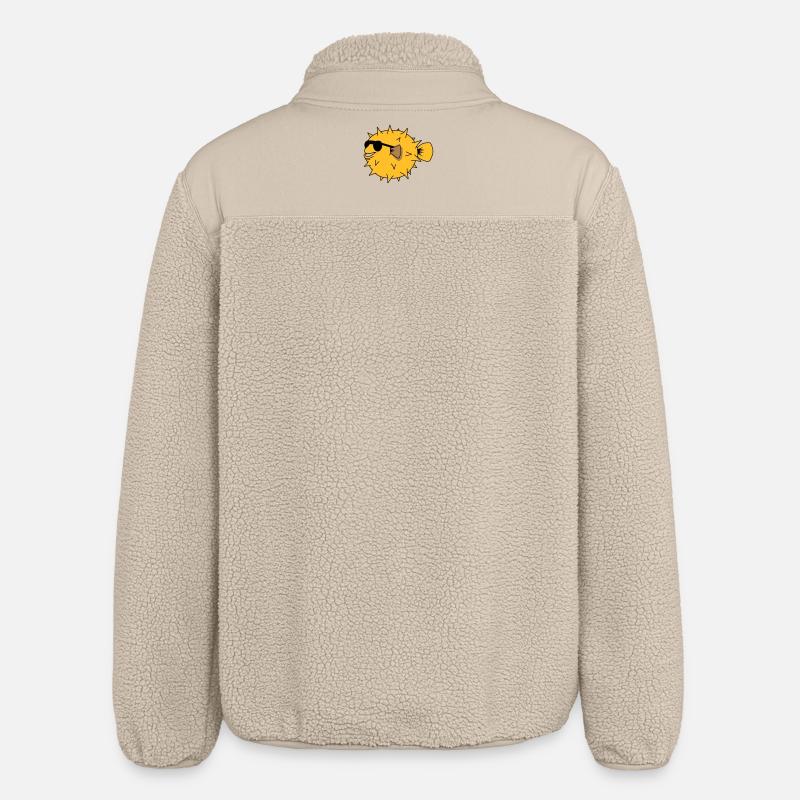 YEAH COOL - Veste sherpa unisexe coupe décontractée Stanley/Stella - beige