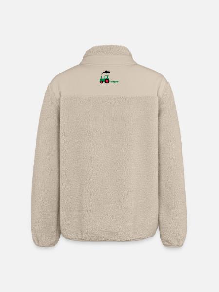 tractor - Relaxed Fit Unisex Sherpa Jacket by Stanley/Stella - beige