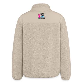 Junggesellenabschied Polterabend Hochzeit Party - Relaxed Fit Unisex Sherpajacke von Stanley/Stella - Beige - Hinten