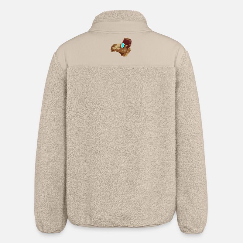 Kamel Cool - Relaxed Fit Unisex Sherpajacke von Stanley/Stella - Beige