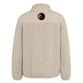 logo transparent - Veste sherpa unisexe coupe décontractée Stanley/Stella - beige - Dos