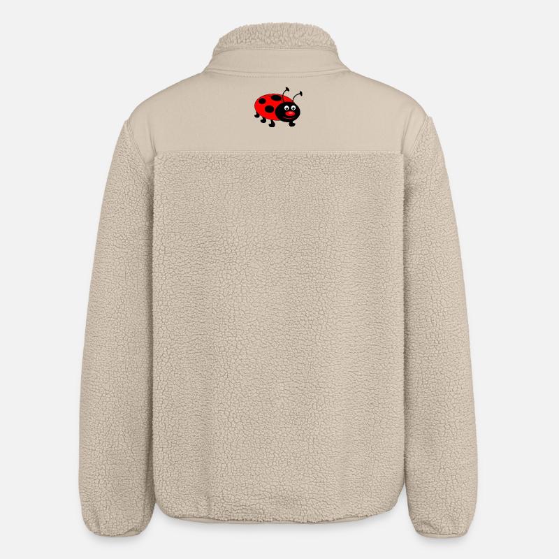 ladybug - Relaxed Fit Unisex Sherpa Jacket by Stanley/Stella - beige