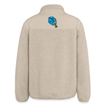 Rollmeter, tool, Compteur de rouleaux - Veste sherpa unisexe coupe décontractée Stanley/Stella - beige - Dos