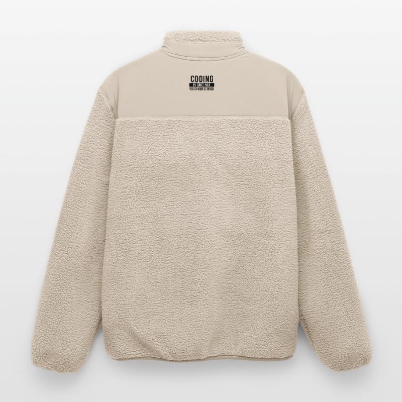 Coding Statement – Provocative Developer Design Relaxed Fit Unisex Sherpa Jacket by Stanley/Stella