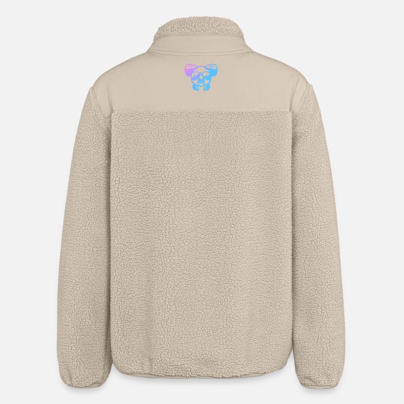 Koala Koala Bear - Relaxed Fit Unisex Sherpa Jacket by Stanley/Stella - beige