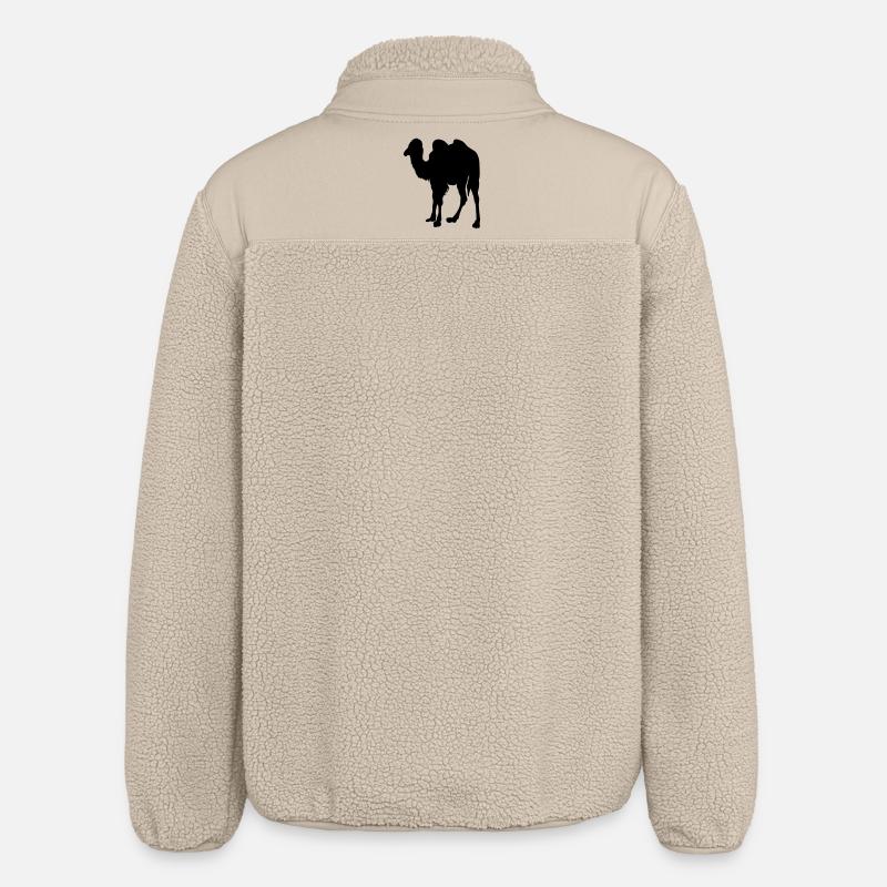 Camel, Camel - Relaxed Fit Unisex Sherpa Jacket by Stanley/Stella - beige