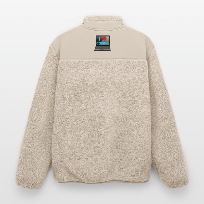 Programmieren, Programmierer, Informatiker Relaxed Fit Unisex Sherpajacke von Stanley/Stella