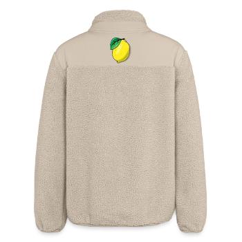 lemon - Relaxed Fit Unisex Sherpa Jacket by Stanley/Stella - beige - Back