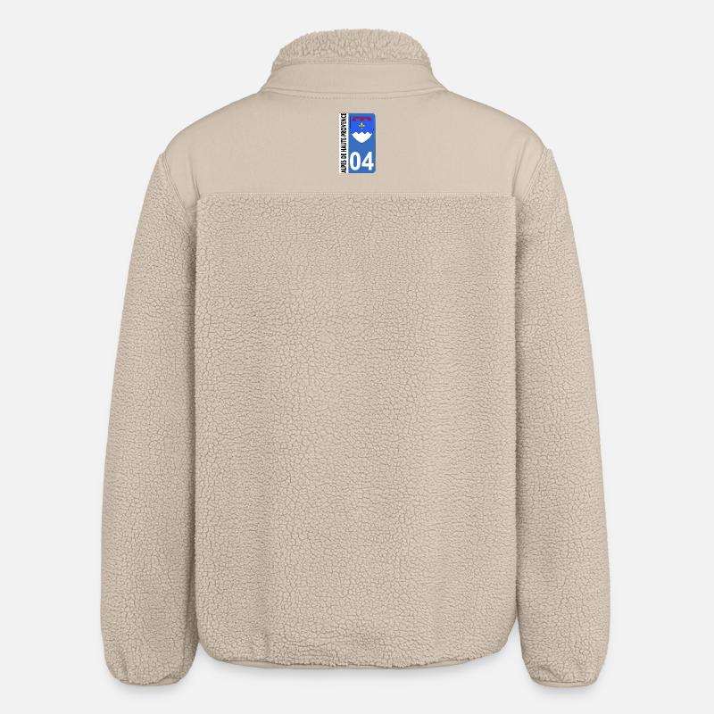 Alpes de haute-provence - Relaxed Fit Unisex Sherpajacke von Stanley/Stella - Beige