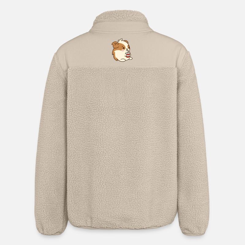Hamster - Veste sherpa unisexe coupe décontractée Stanley/Stella - beige