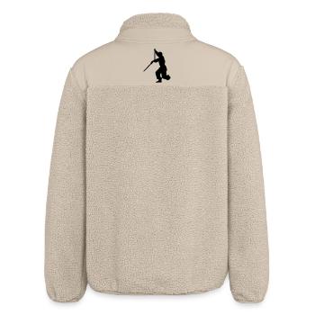 Sanchaku 3 Stück Nunchaku Kung Fu - Relaxed Fit Unisex Sherpajacke von Stanley/Stella - Beige - Hinten
