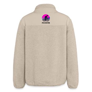 Cycling - Relaxed Fit Unisex Sherpa Jacket by Stanley/Stella - beige - Back
