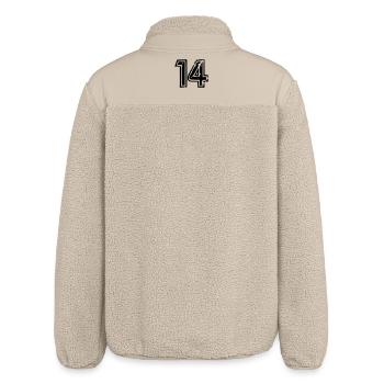 Johan - Relaxed Fit Unisex Sherpajacke von Stanley/Stella - Beige - Hinten