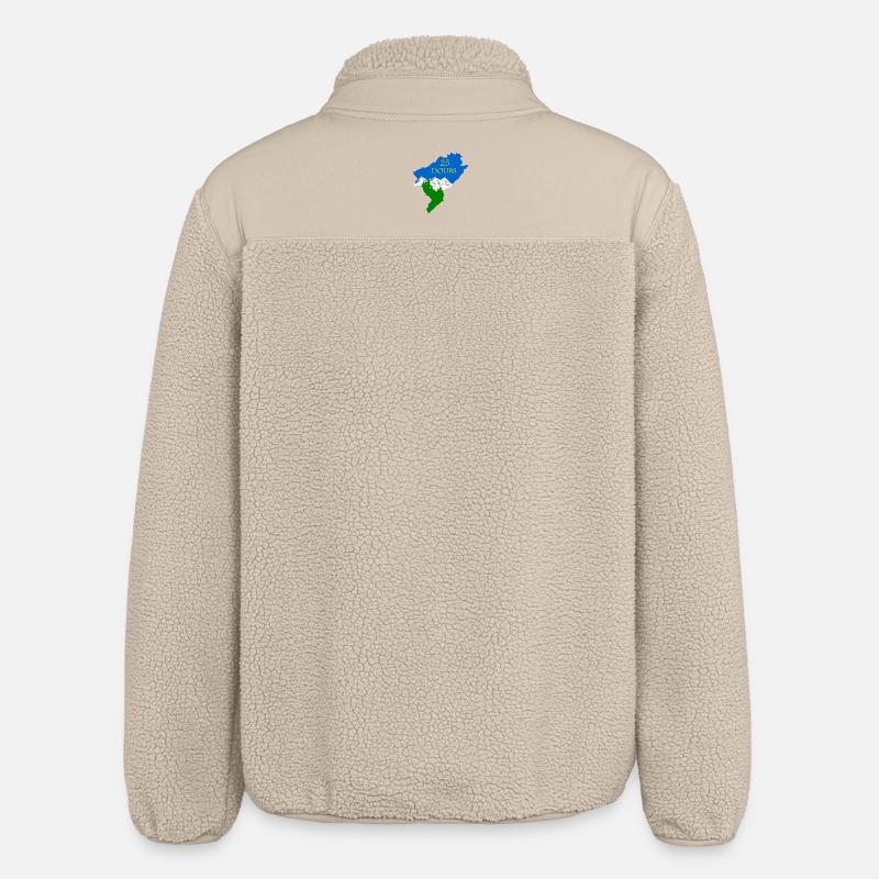 Doubs - Relaxed Fit Unisex Sherpajacke von Stanley/Stella - Beige