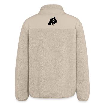 Lancer d’Aïkido - Veste sherpa unisexe coupe décontractée Stanley/Stella - beige - Dos