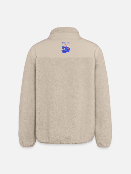 Maine & loire - Relaxed Fit Unisex Sherpa Jacket by Stanley/Stella - beige
