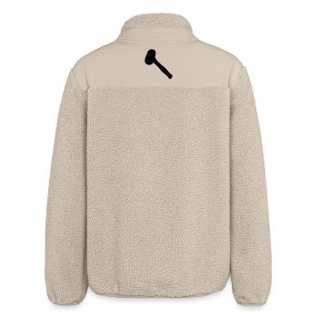 Sledgehammer - Relaxed Fit Unisex Sherpa Jacket by Stanley/Stella - beige - Back