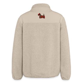 Tartan Scottie - Veste sherpa unisexe coupe décontractée Stanley/Stella - beige - Dos