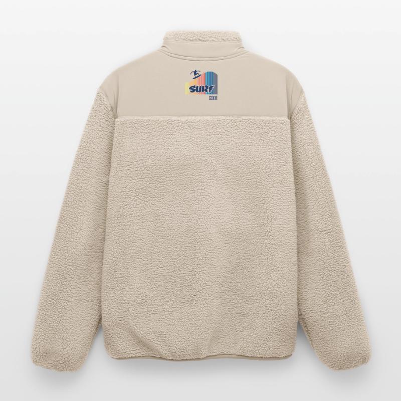 Surf Code Relaxed Fit Unisex Sherpa Jacket by Stanley/Stella