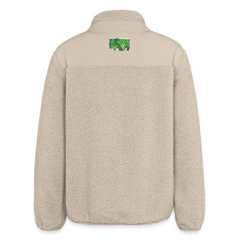 Hope Green Mental Health Awareness - Relaxed Fit Unisex Sherpajacke von Stanley/Stella - Beige - Hinten