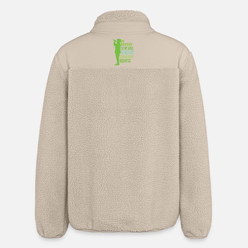 Drill Sergeant - Relaxed Fit Unisex Sherpa Jacket by Stanley/Stella - beige