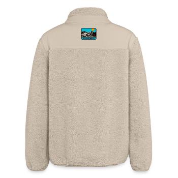 Panorama des Grisons : Au bord du soleil - Veste sherpa unisexe coupe décontractée Stanley/Stella - beige - Dos