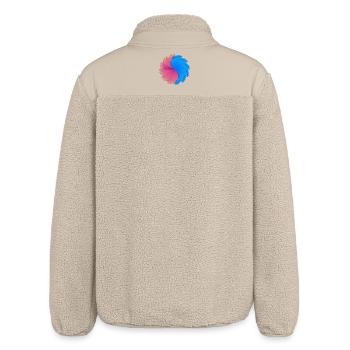 Amusement - Veste sherpa unisexe coupe décontractée Stanley/Stella - beige - Dos