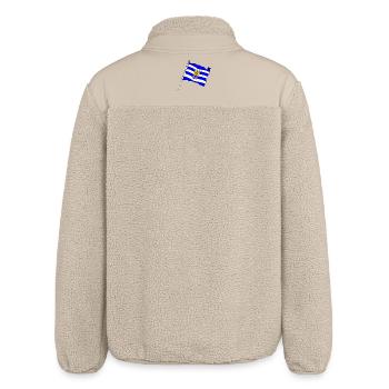 Flag Zeeland Zeeland province flag - Relaxed Fit Unisex Sherpa Jacket by Stanley/Stella - beige - Back
