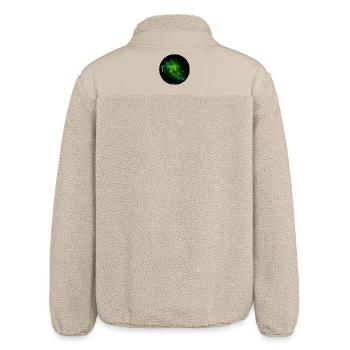 Particle - Relaxed Fit Unisex Sherpa Jacket by Stanley/Stella - beige - Back