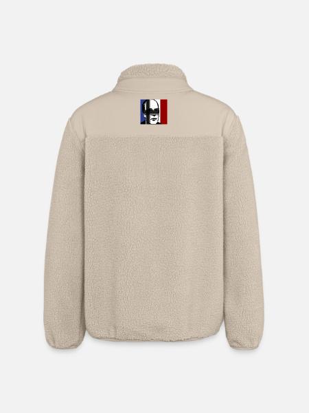 Mitterrand 1981 - Veste sherpa unisexe coupe décontractée Stanley/Stella - beige