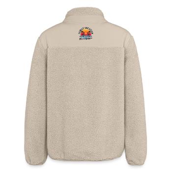 Family Vacation Making Memories Together - Relaxed Fit Unisex Sherpajacke von Stanley/Stella - Beige - Hinten