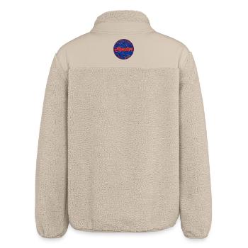 London Retro Sign City of Dreams - Relaxed Fit Unisex Sherpa Jacket by Stanley/Stella - beige - Back