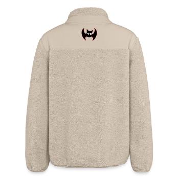 Halloween Bat - Relaxed Fit Unisex Sherpa Jacket by Stanley/Stella - beige - Back