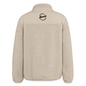 Youth language Flanders: Boeie - Relaxed Fit Unisex Sherpa Jacket by Stanley/Stella - beige - Back