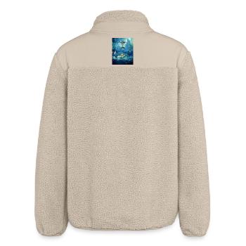Magischer Ozean - Relaxed Fit Unisex Sherpajacke von Stanley/Stella - Beige - Hinten