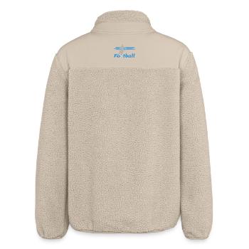 Fußball - Relaxed Fit Unisex Sherpajacke von Stanley/Stella - Beige - Hinten