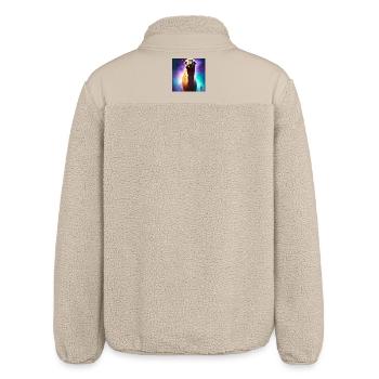 Dromedary Camel - Galaxy Space - Veste sherpa unisexe coupe décontractée Stanley/Stella - beige - Dos