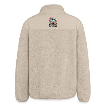 47. Geburtstag Berge 47 Jahre alt Berg Wandern - Relaxed Fit Unisex Sherpajacke von Stanley/Stella - Beige - Hinten
