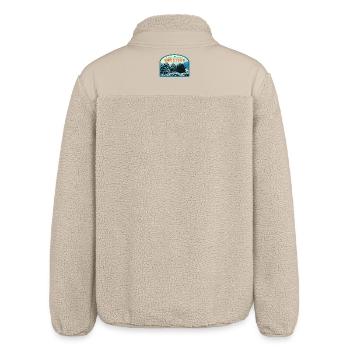 Regionalpark Armorica, Pointe de Pen Hir - Relaxed Fit Unisex Sherpajacke von Stanley/Stella - Beige - Hinten