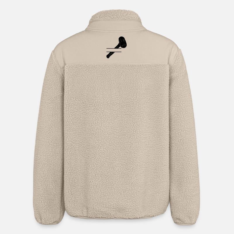 Monogramme marteau pour démolition - Veste sherpa unisexe coupe décontractée Stanley/Stella - beige