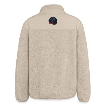 Guerrier samouraï avec katana - Veste sherpa unisexe coupe décontractée Stanley/Stella - beige - Dos