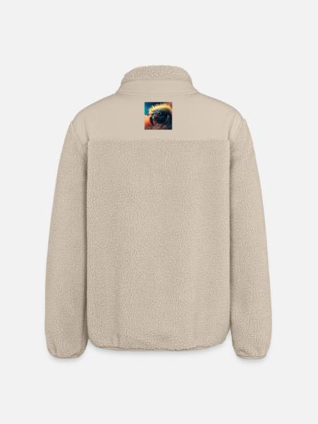 Photo macro creature 05 - Relaxed Fit Unisex Sherpa Jacket by Stanley/Stella - beige