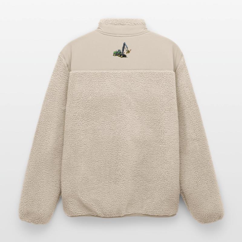 Moissonneuse-batteuse, Moissonneuse-batteuse Veste sherpa unisexe coupe décontractée Stanley/Stella